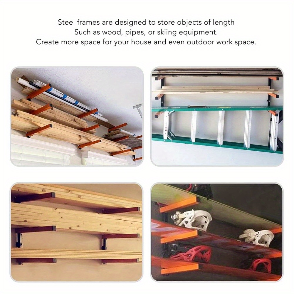 Soporte De Pared Para Tabla De Surf O Snowboard - De Madera, Para Almacenar En Garaje, Jardín O Interiores