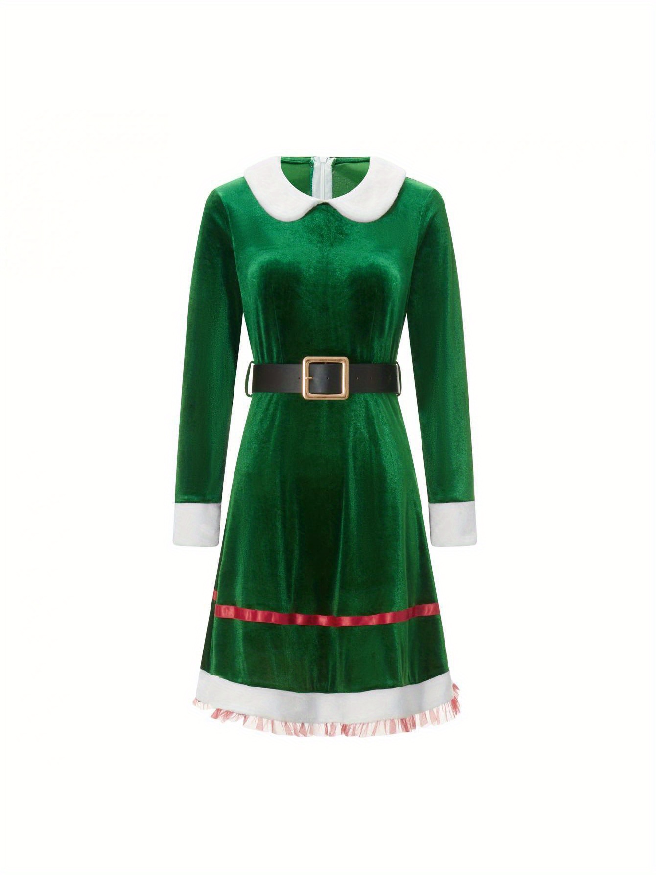 white christmas dresses Tipsy Elves Women's Gingerbread Sweater Dress main image 1