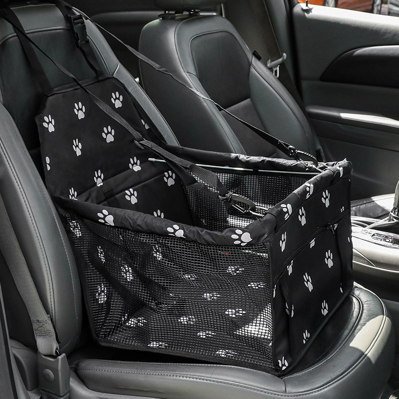TEMU Car Safety Seat Car Safety Suitcase Small And Medium Cat And Dog Car, Rear Seat Special Outing Cat And Dog Seat