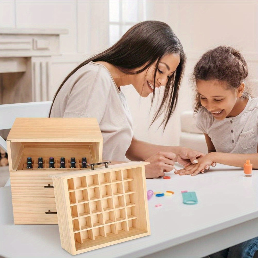 

90 Slots 3 Tier , Essential Oil Organizer, Wooden Oil , Essential Oil , Essential Oil Wooden Box