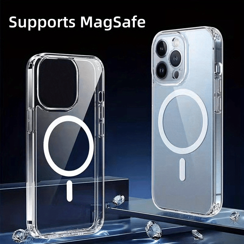 

Magsafe Transparent Magnetic Mobile Phone Case Suitable For Iphone14 15 /pro/promax Series