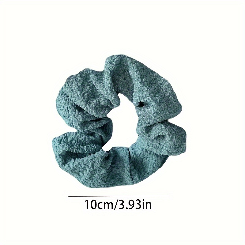 set 7 delicate hair scrunchies soft pastel ponytail - Temu  display picture 1