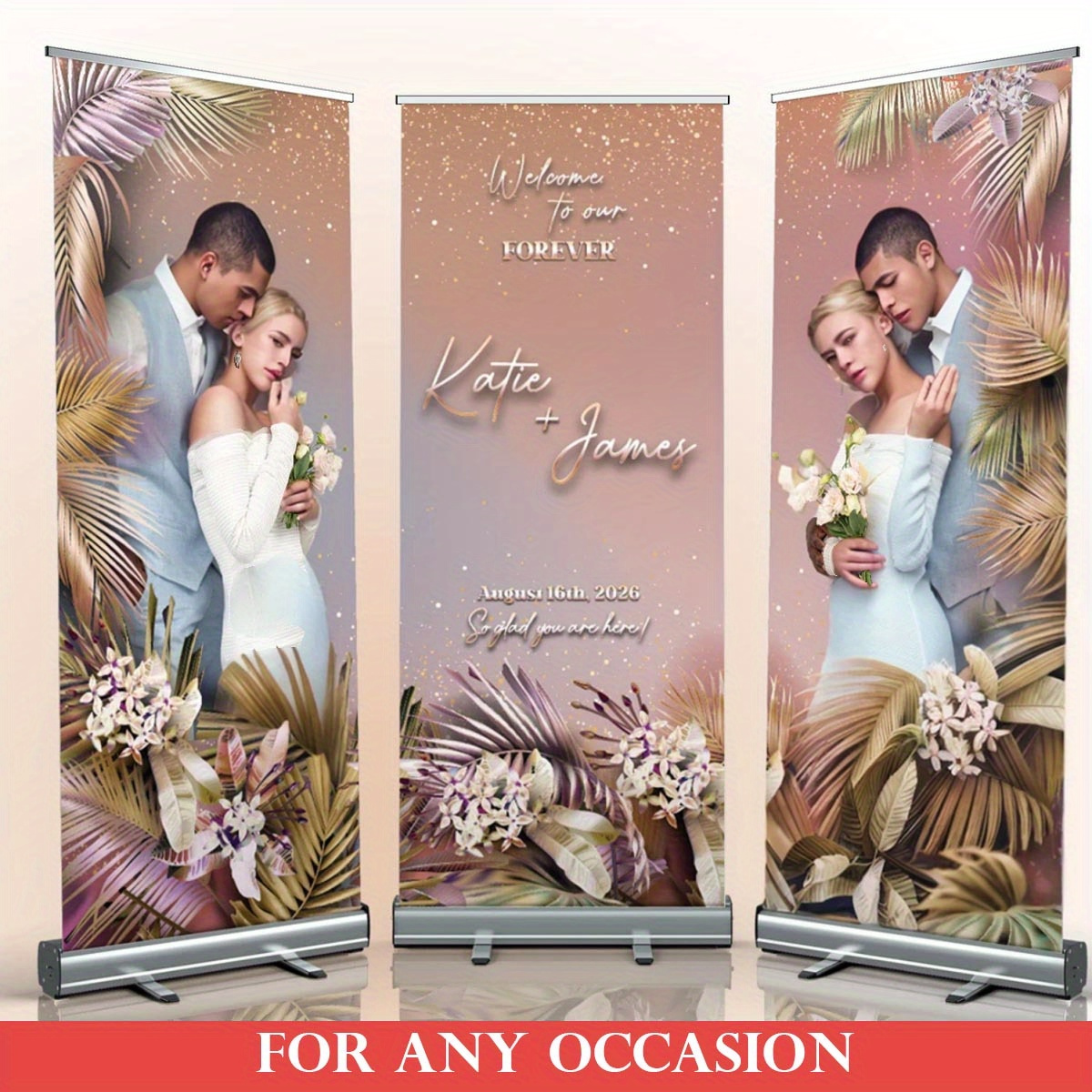 

Customizable 32"x80" Heavy-duty Aluminum Alloy Banner Stand With Carry Bag - Portable & Roll-up Display For Outdoor Events, Promotions, And Business Signs