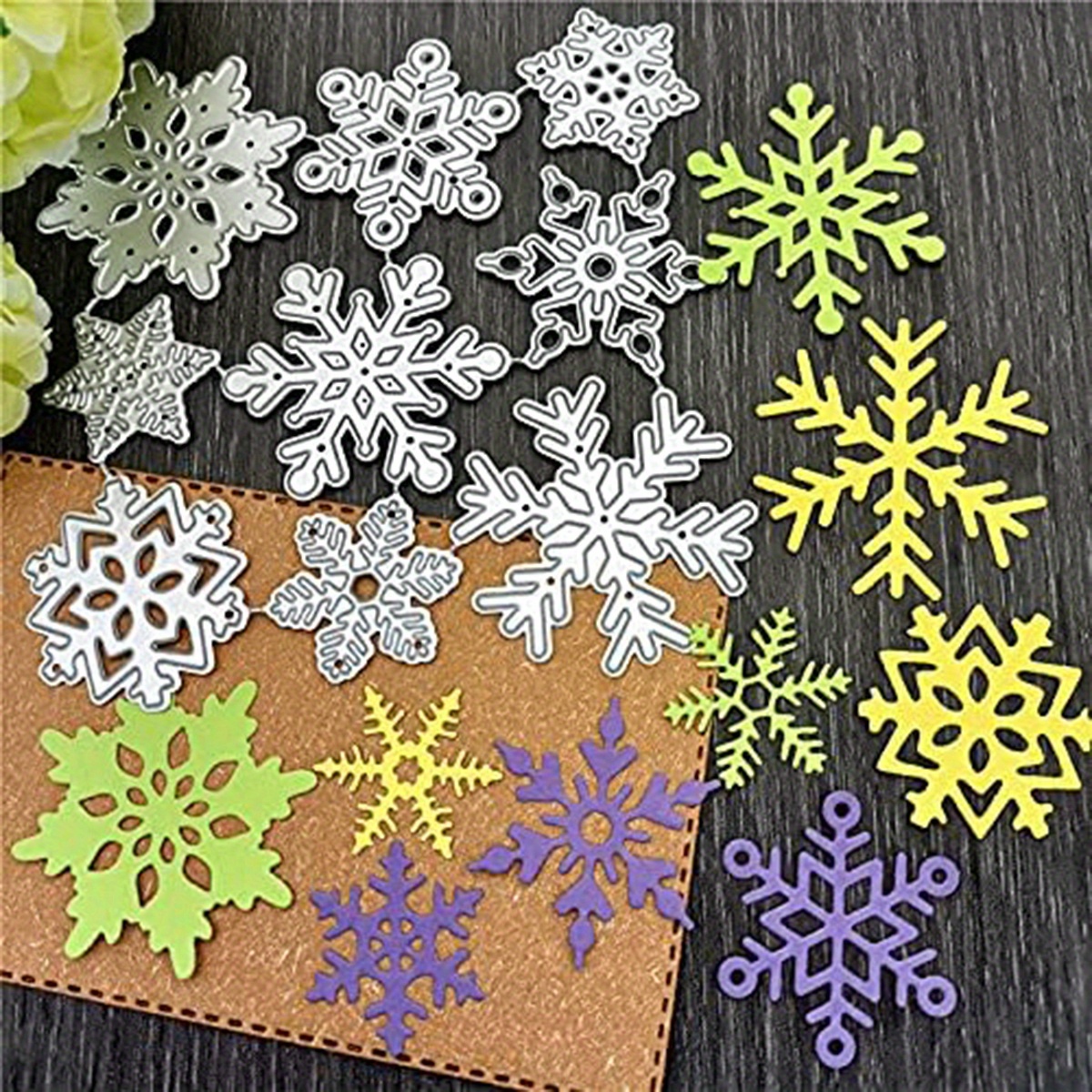 

1pc Cutting Dies For Diy Scrapbooking & Card Making - Metal Embossing For Christmas, Thanksgiving & Halloween , No Battery Needed, For Decorations