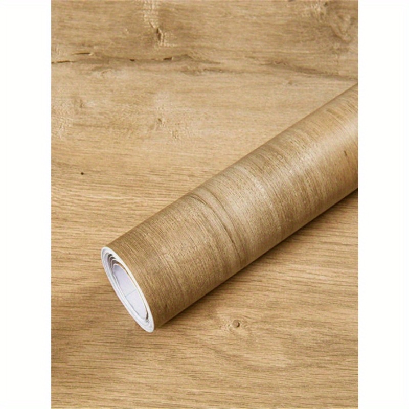 1 Roll Contact Paper Wood Wallpaper Grain Contact Paper Rustic Wood Peel And Stick Wallpaper Waterproof Self Adhesive Wallpaper Removable Wood Look Wallpaper Roll Brown