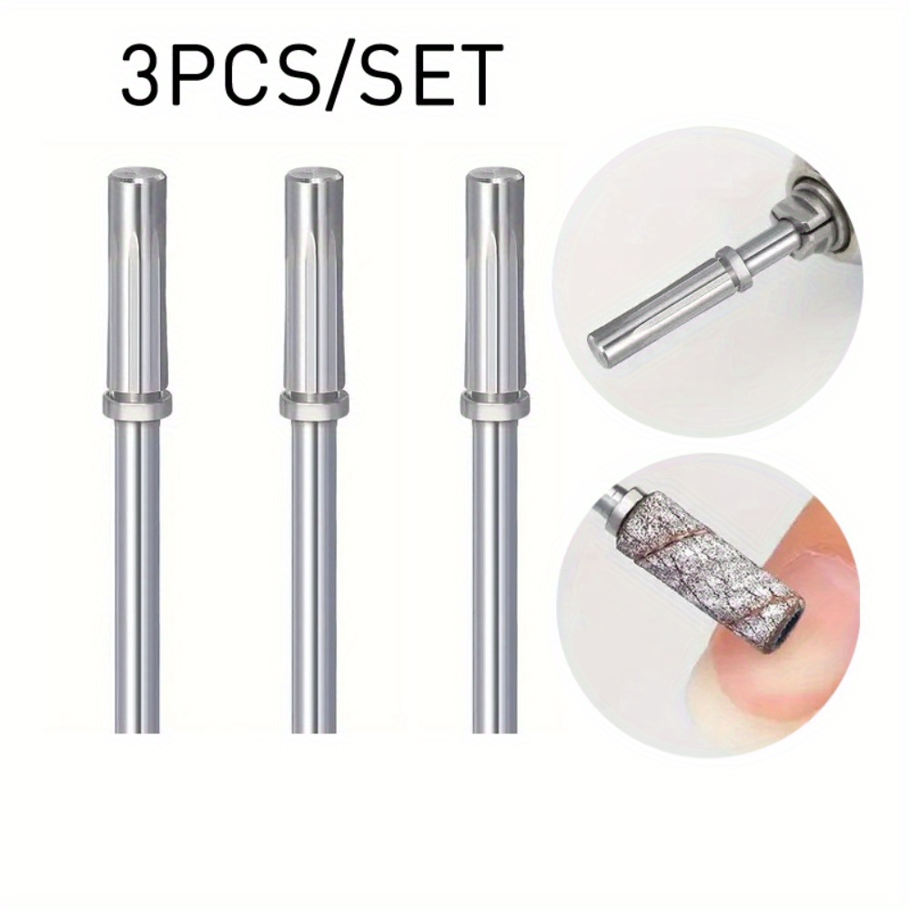 

3pcs Nail Grinding Head Nail Sand Ring Bearing Nail Accessories Electric Grinder Iron Nail Cuticle Bit Nail Drill File Bit Manicure Drill Bits Horny