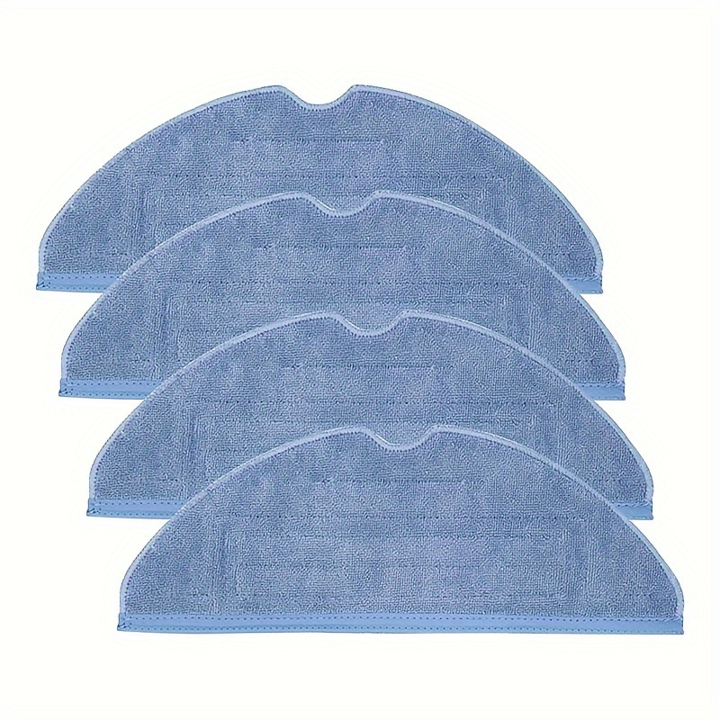 4pcs Vacuum Mop Pads, Suitable For T7s T7s Plus S8 S8+ S7 S7maxv S7maxv Plus Reusable Hard Floor Cloth Wet Super