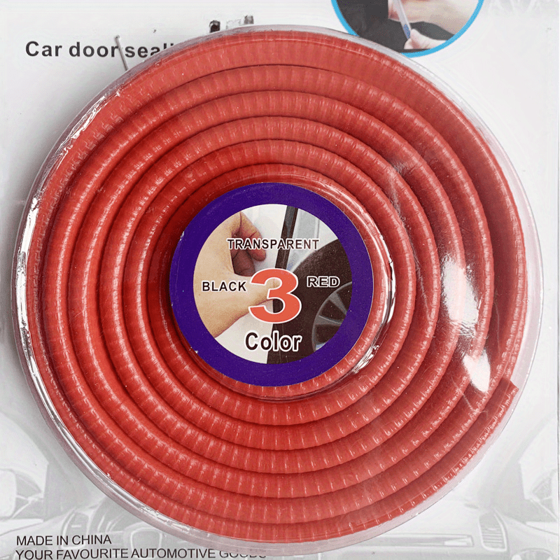 TEMU 4.5m/177.17 Inch Car Anti-collision Sealing Strip, Car Door Anti-collision Strip, Scratch Resistant Strip, Invisible Door Edge