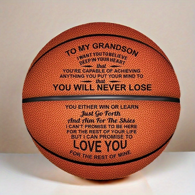 

Engraved "outdoor Basketball, Basketball For My Grandkids, You Lose, Birthday Gift, Graduation Gift, Christmas Gift For My Grandkids