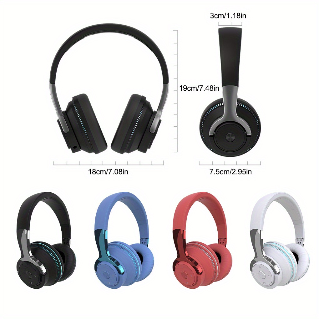 

Wireless Over-ear Headphones - Bass & ! H2 Wireless Wireless Headphones Wireless On-ear Headphones, Adult Running Volume For Men And Women, For Girlfriend/