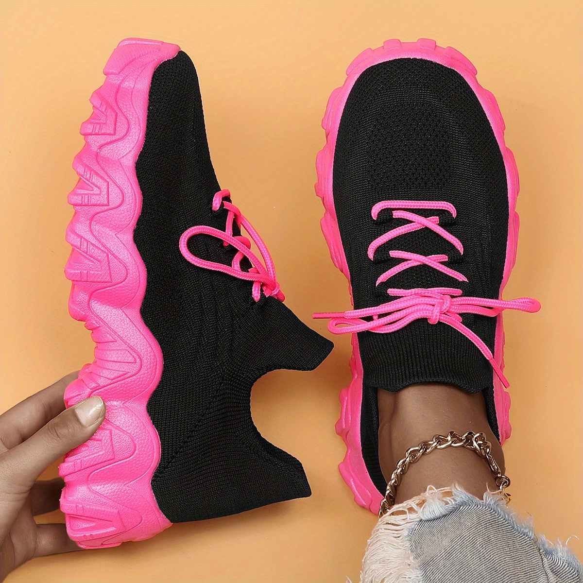 

Couple's Breathable 1 Pedal Socks Shoes Loafers Trendy Casual Women's Sports Shoes -border Plus Size Trendy Shoes