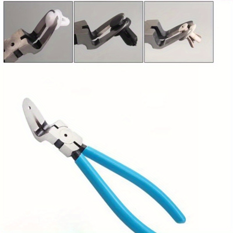 

1pc High-quality Multi- Pliers, Car Plastic Rivets Cutter Remover Puller Tool With Rubber Grip Handle - Fit For Most Models