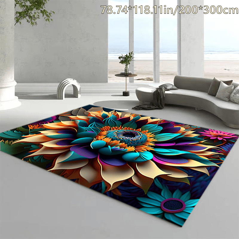 

Luxury Golden Diamond Velvet Area Rug - Non-slip Polyester Mat With Su Di Backing | 800gsm Weight | | , Washable Carpet For Living Room, Bedroom, Office, And Home Decor - Extra Large Size