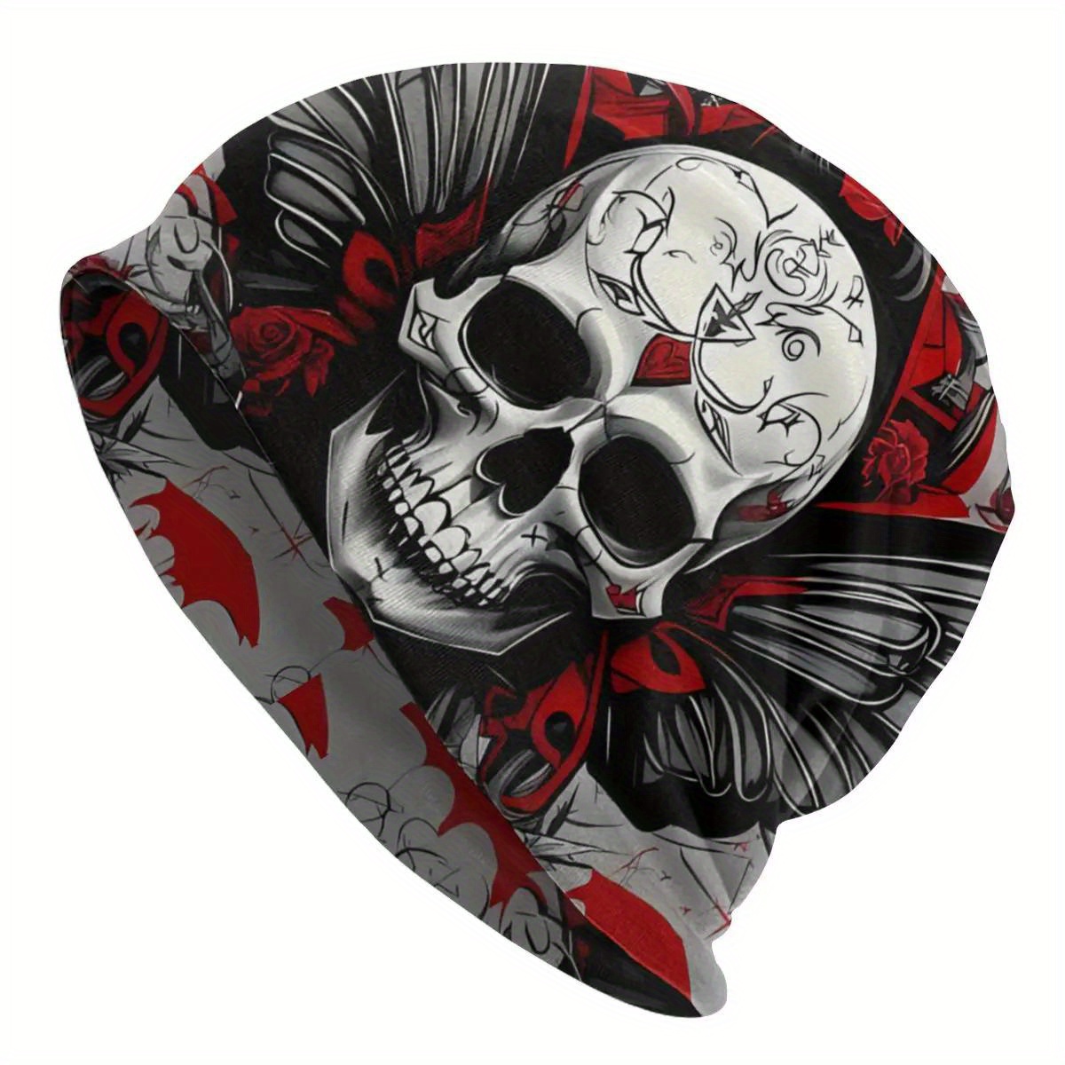 

[top-] Skull & - Ski Cap, Stretchy Polyester