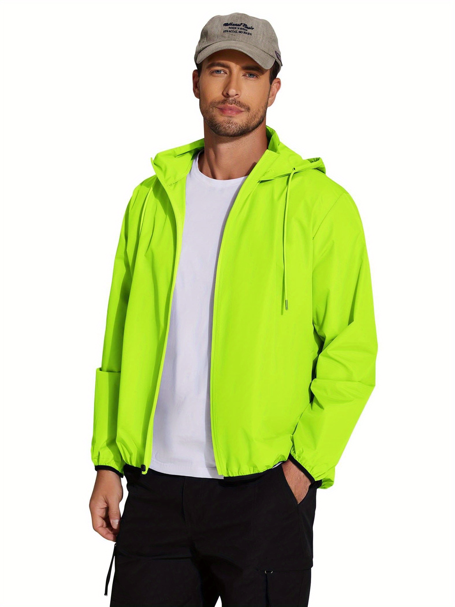 Windbreaker Jackets Zando Trench Coats Poncho Waterproof Zando