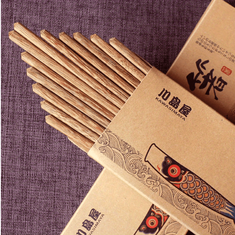 

[2packs] Kawasimaya, Wooden Chopsticks 10 Pairs