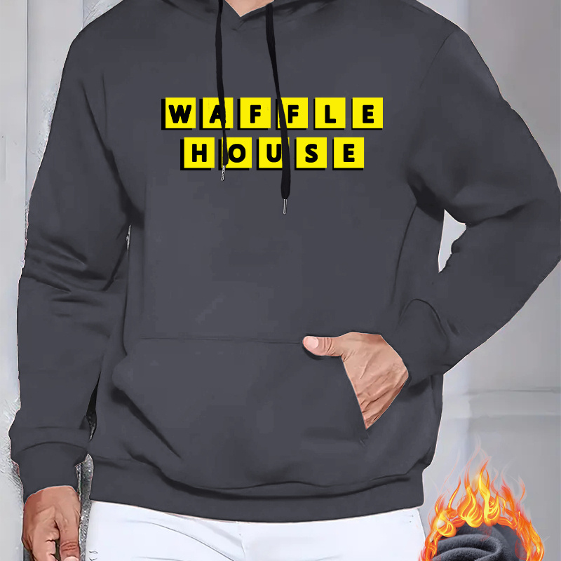 

Men's Hoodie - Casual & Sporty Pullover With Kangaroo Pocket, Long Sleeve, Polyester , Machine Washable