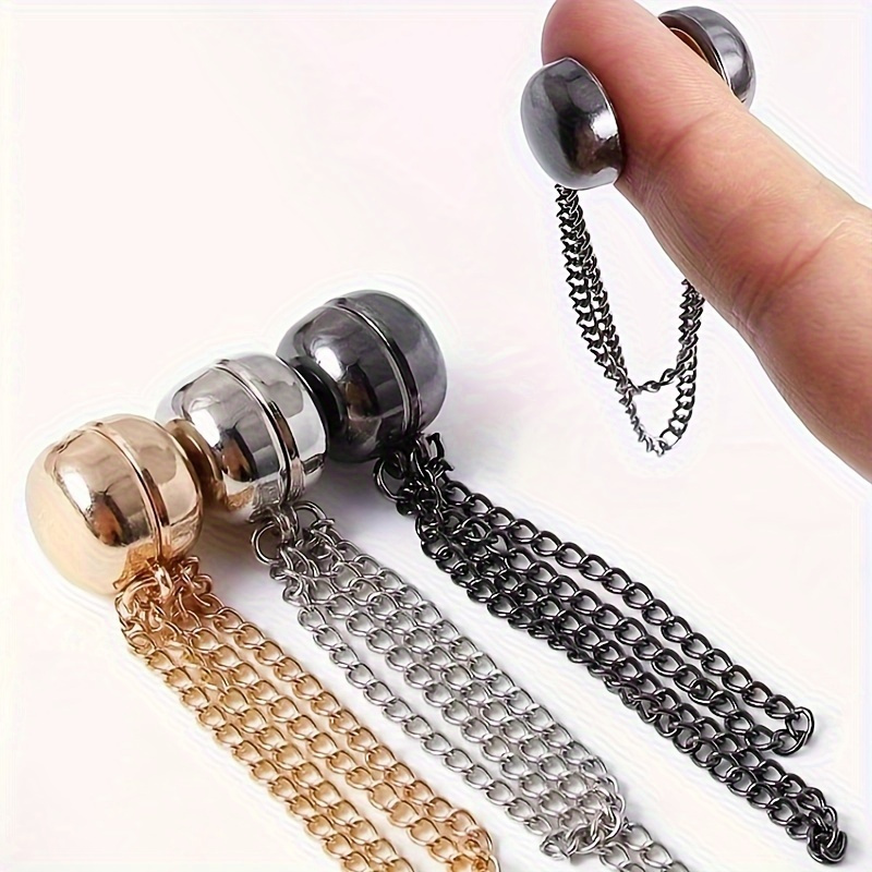 

Magnetic Scarf Clips: -shirt Hem With Cuffs, Fixed Hemline At Pant Legs, Shortened Clothes Without Seam - Magnetic Buckle