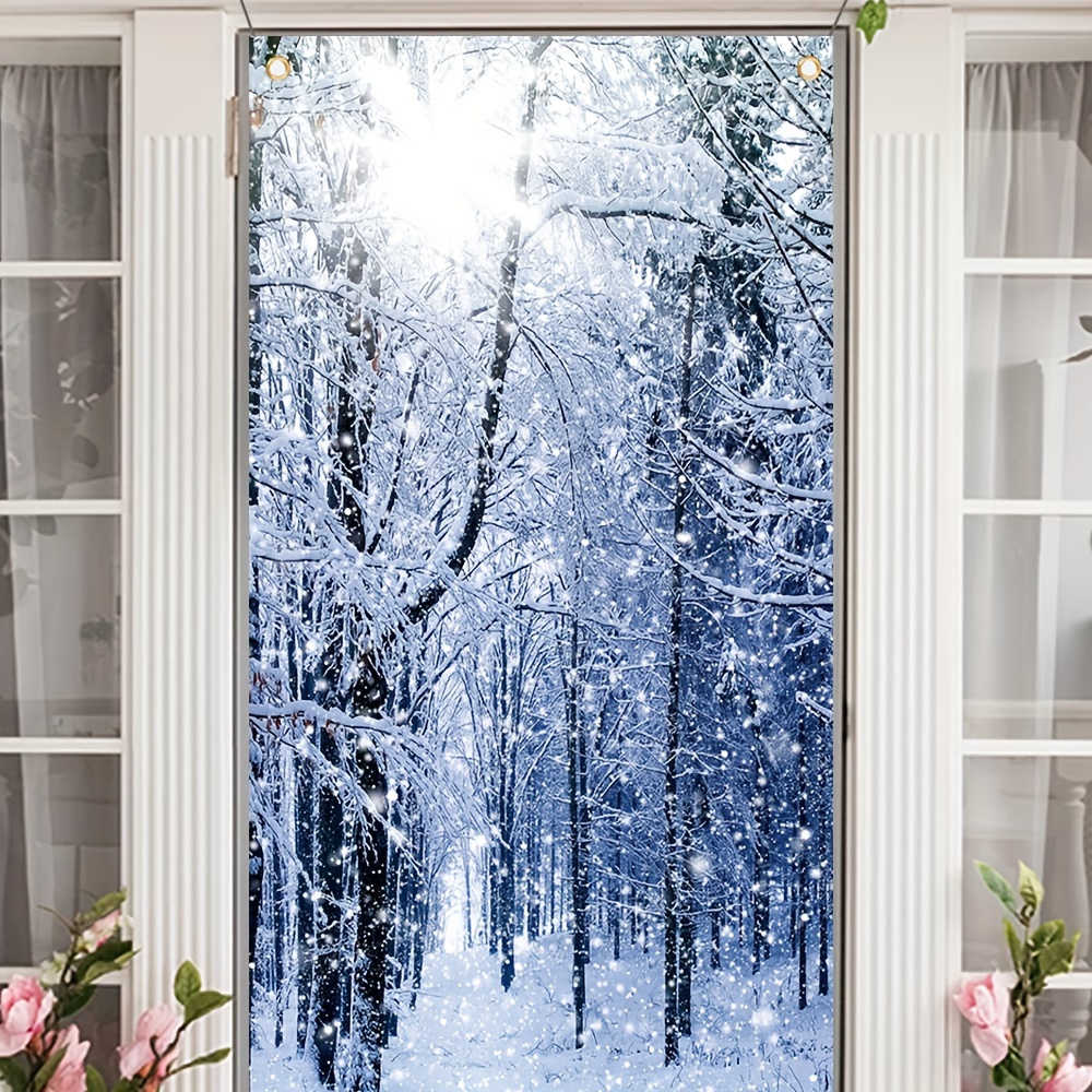

1pc, , Polyester Pattern , Christmas Decoration Party Supplies (35 X 70 )