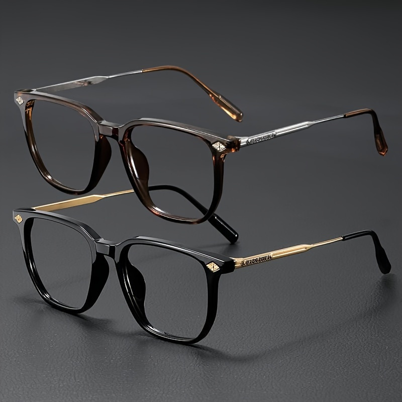 

Vintage Style Men's Glasses: Retro Zinc Alloy Frame With Pc Lenses - The For Casual Or Business