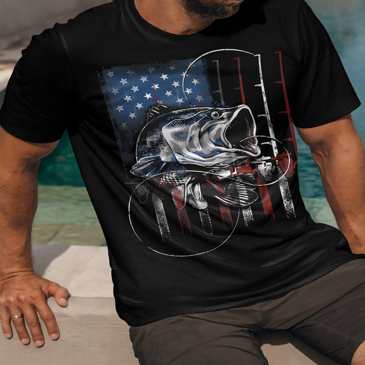 

Men's 3d T-shirt - Casual & Sporty, Stretch Fabric, Machine Washable - Summer Fashion With