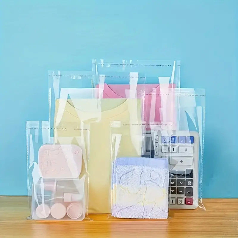 

Self-sealing Gift Bags - 1.96 Mils Transparent Biscuit Bags, Opp Candy Bags, Etc! Jewelry Packaging Bag. Festival Gift Packaging Bags, Storage Bags