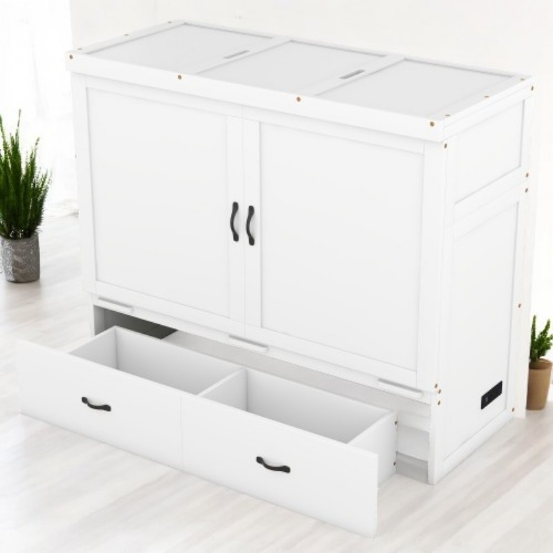 L shaped Space saving Twin Loft Twin Platform Bed 7 Drawers Temu