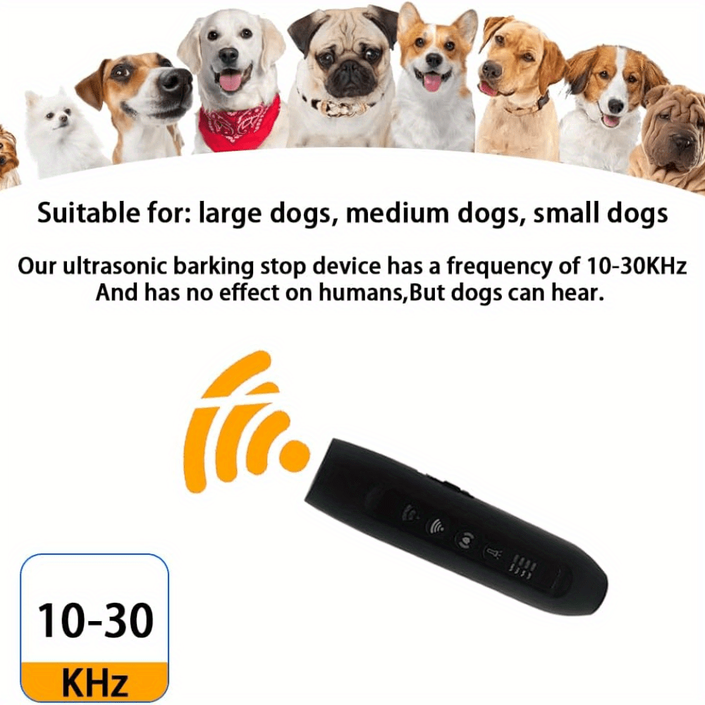 Ultrasonic Dog Bark Deterrent Device Anti Dog Barking Temu