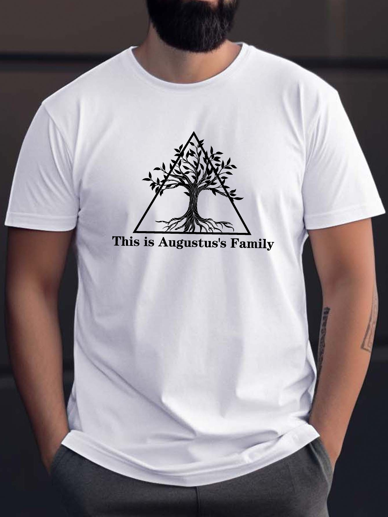 camiseta casual hombre genealógico Temu Ecuador