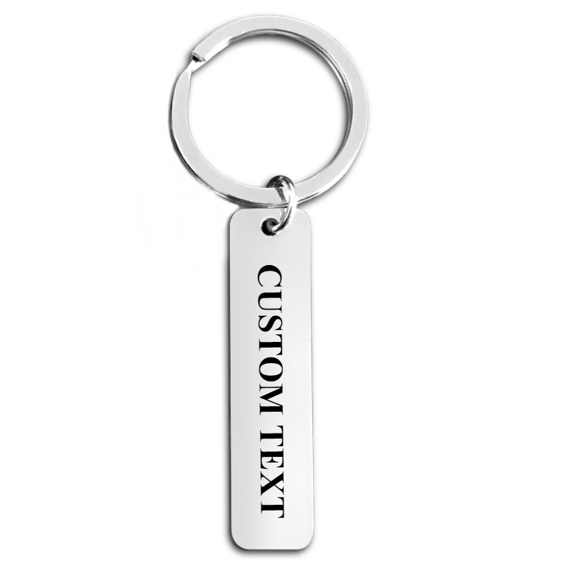 

Stainless Steel Rectangular Keychains - And - For Personalization - Suitable For Accessories - Of - Stainless Steel