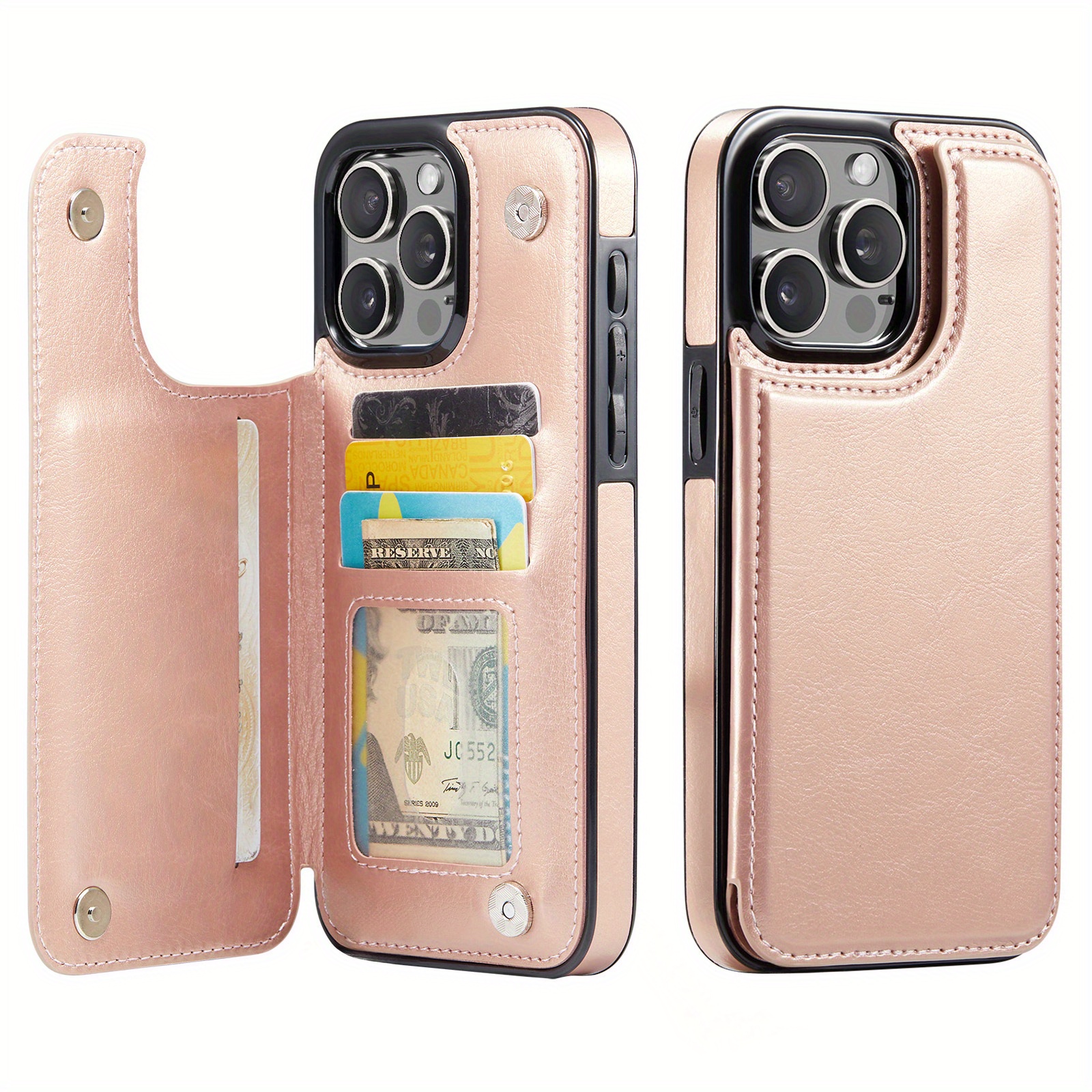 Omio Compatible With IPhone 16 Plus Wallet Case With Card Holder Luxury