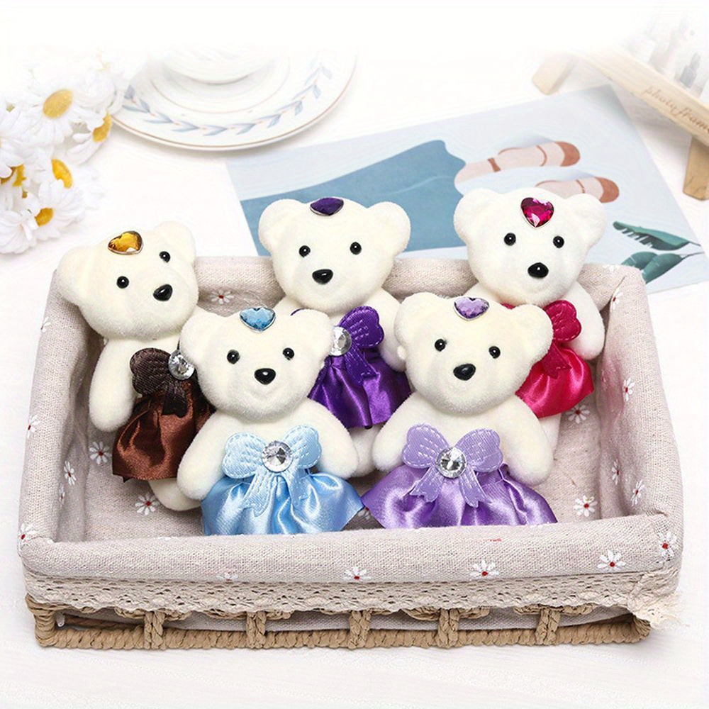 

10pcs Adorable Bear Bouquet Decorations - , , And Accents For , , 's Day - 4.7"x2.8" Size, For Diy And Decor