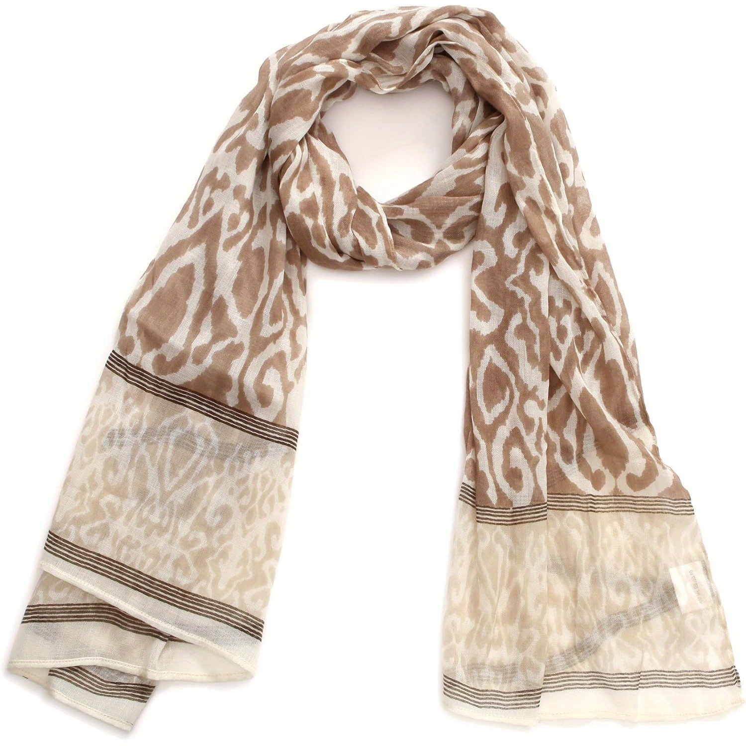 

Amemory In Women Patterned Brown Scarf