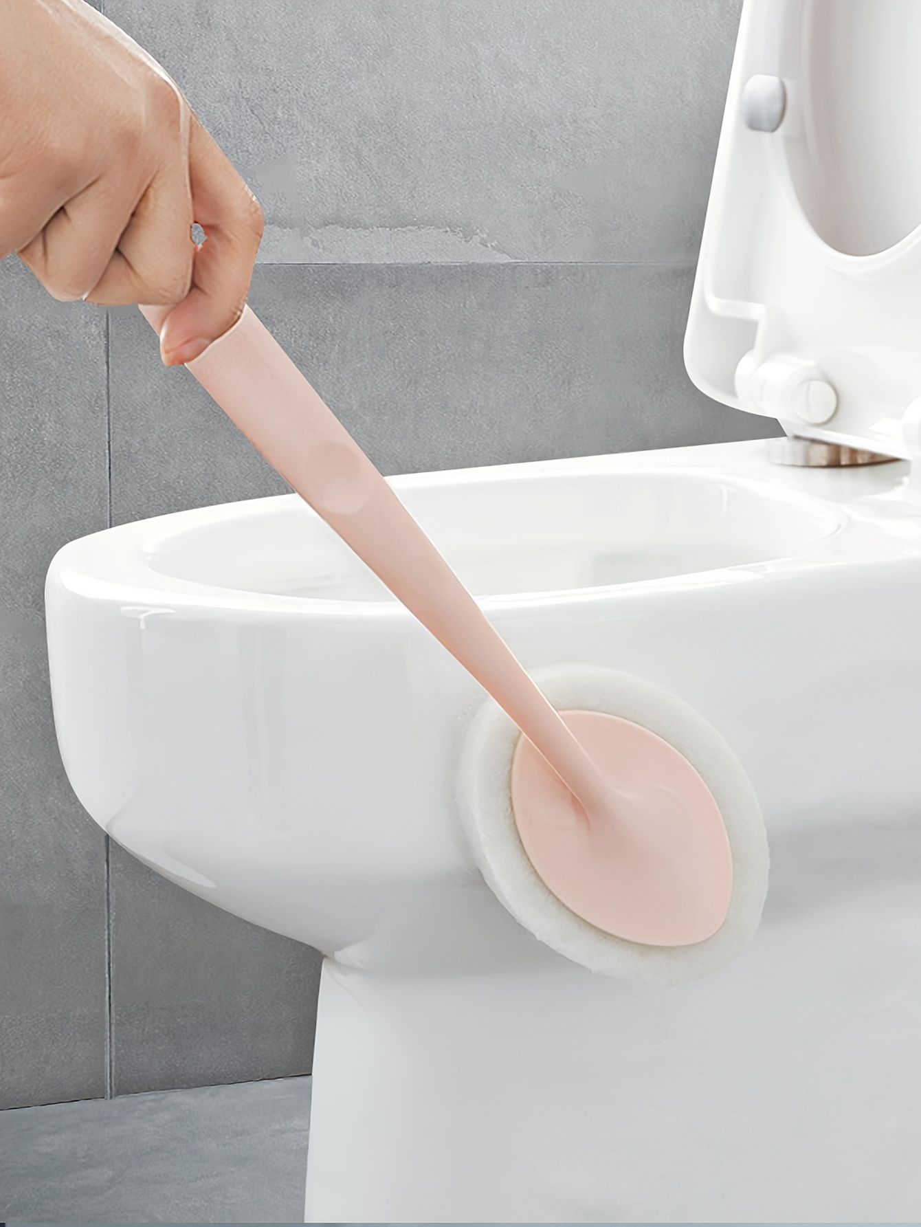 one bathroom long handle sponge brush wall cleaning brush bathtub sponge brush floor tile brush sponge scrub pad sink brush for cleaning bathroom toilet sink details 0