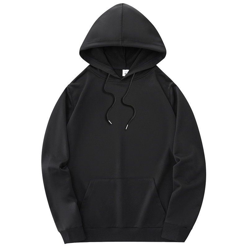 

Men's Trendy Black Hooded Sweatshirt With " With My " Graphic Print, Casual Drawstring Hoodie, Kangaroo Pocket, Polyester Fabric, Edgy Streetwear Style