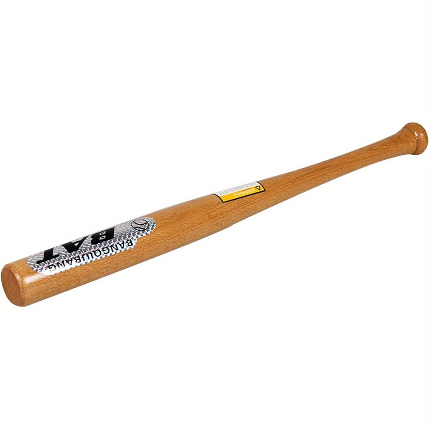 TEMU Youth Wooden Baseball Bat 32 Inch - Solid Wood Practice Baseball Bat For Outdoor Sports And Fitness Training