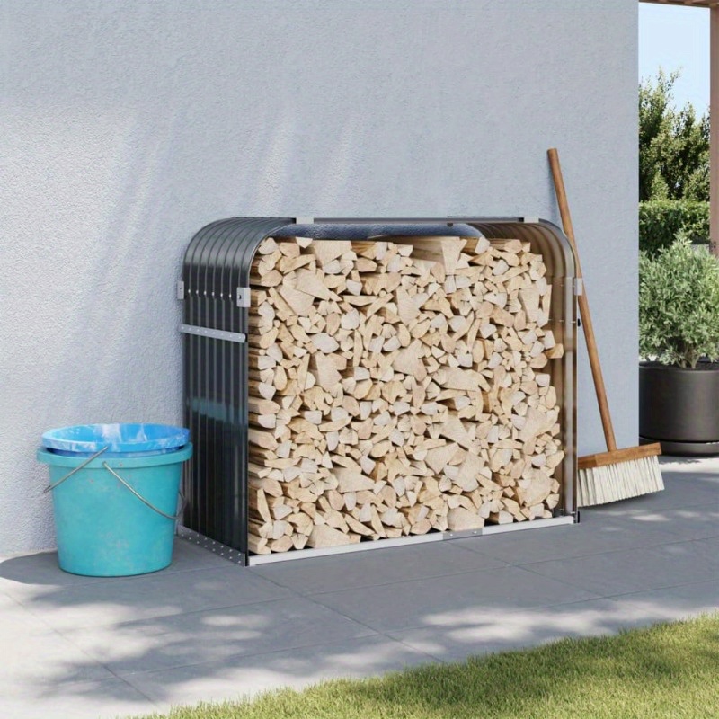 

Durable Outdoor Firewood Rack - Sturdy Firewood Storage Solution For Garden, Ideal Firewood Organizer 120x45x100 Cm