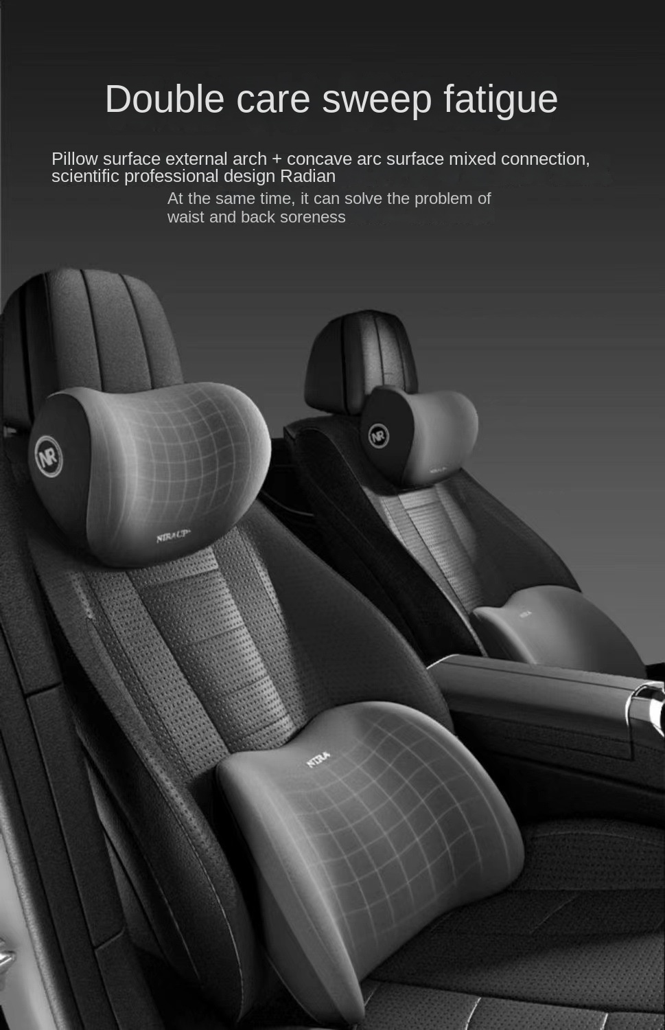 ergonomic   foam car   set         cushions for     details 8