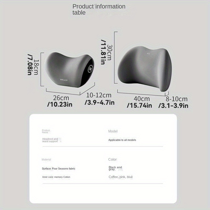 ergonomic   foam car   set         cushions for     details 9