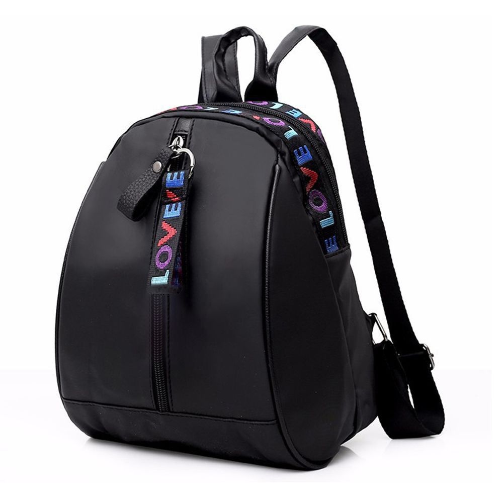 

Women's Mini Oxford Shoulder Backpack: Lightweight, Zip Closure, Adjustable Strap, And Polyester Lining For Daily Commuting