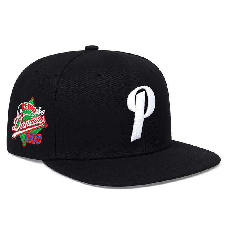 TEMU Men Embroidered Hip Hop Hat Outdoor Adjustable Sunscreen Leisure Hat Spring Summer Travel Beach Vacation
