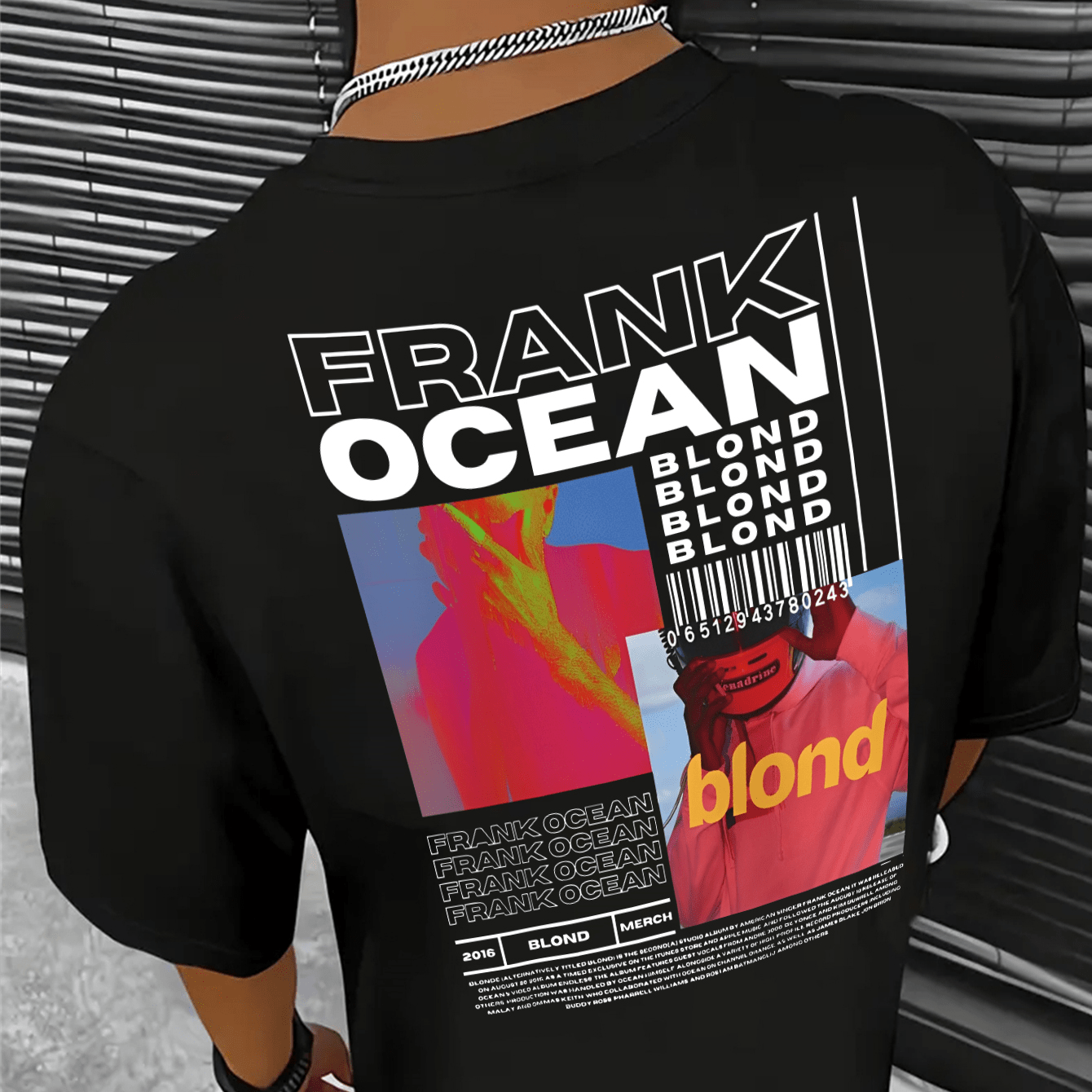 [FRANK OCEAN Tee] FRANK OCEAN - Tees for Men - Casual Short Sleeve T-shirt for Summer - Print Tee Shirt