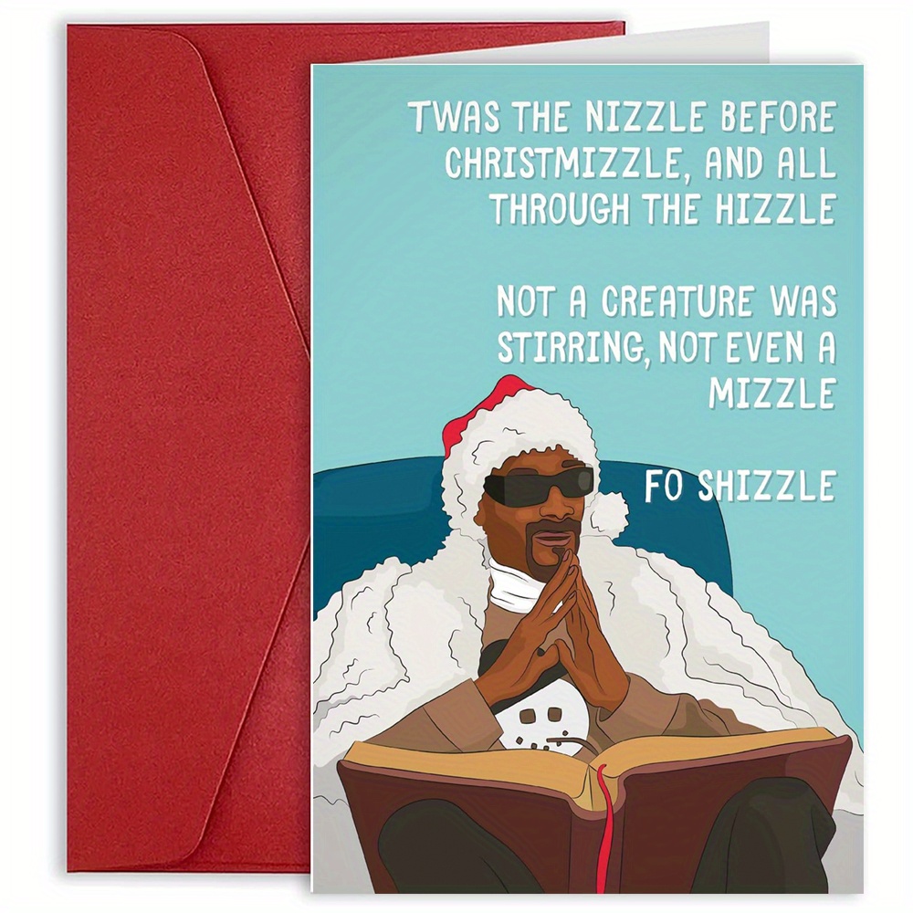 

Hilarious Fo' Christmas Card For Anyone - Boyfriend, Girlfriend, , Or Friend - Holiday Greeting