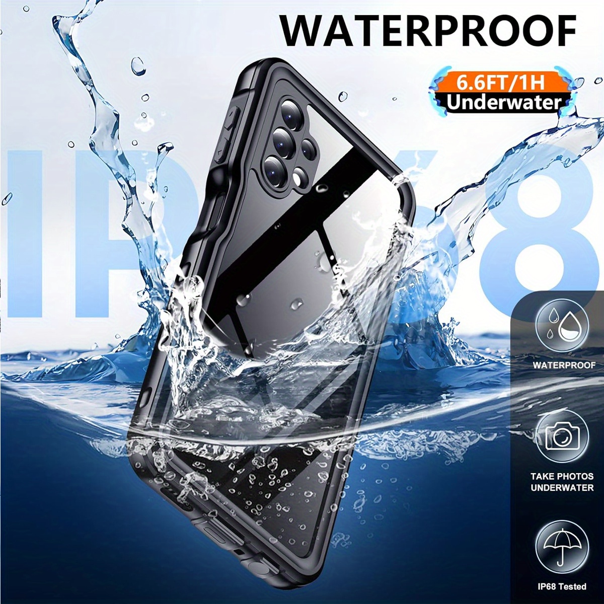 

A32 5g Waterproof Case Shockproof Heavy Duty Full Cover Built-in Screen Protector