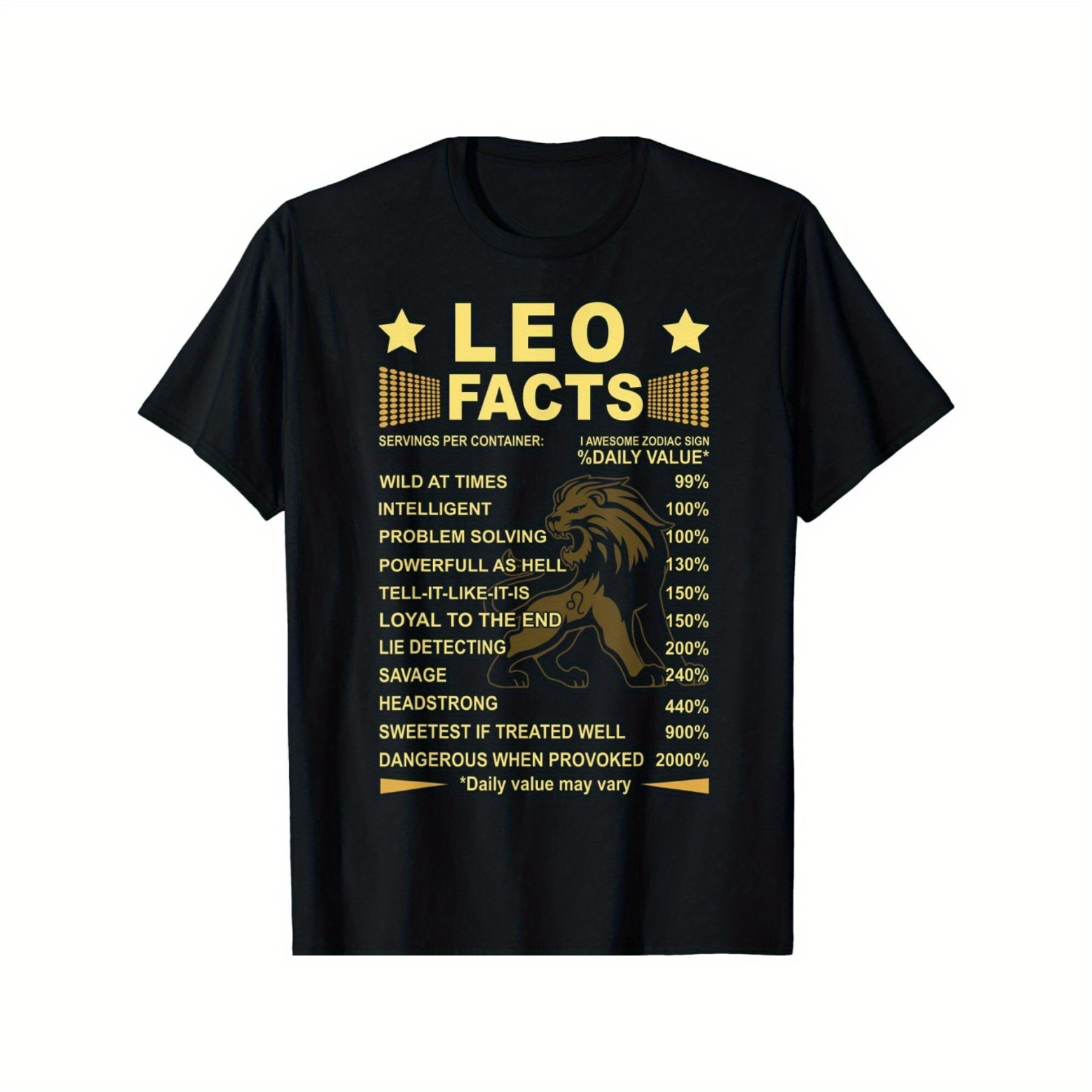 

Leo Fact Constellation Funny T-shirt