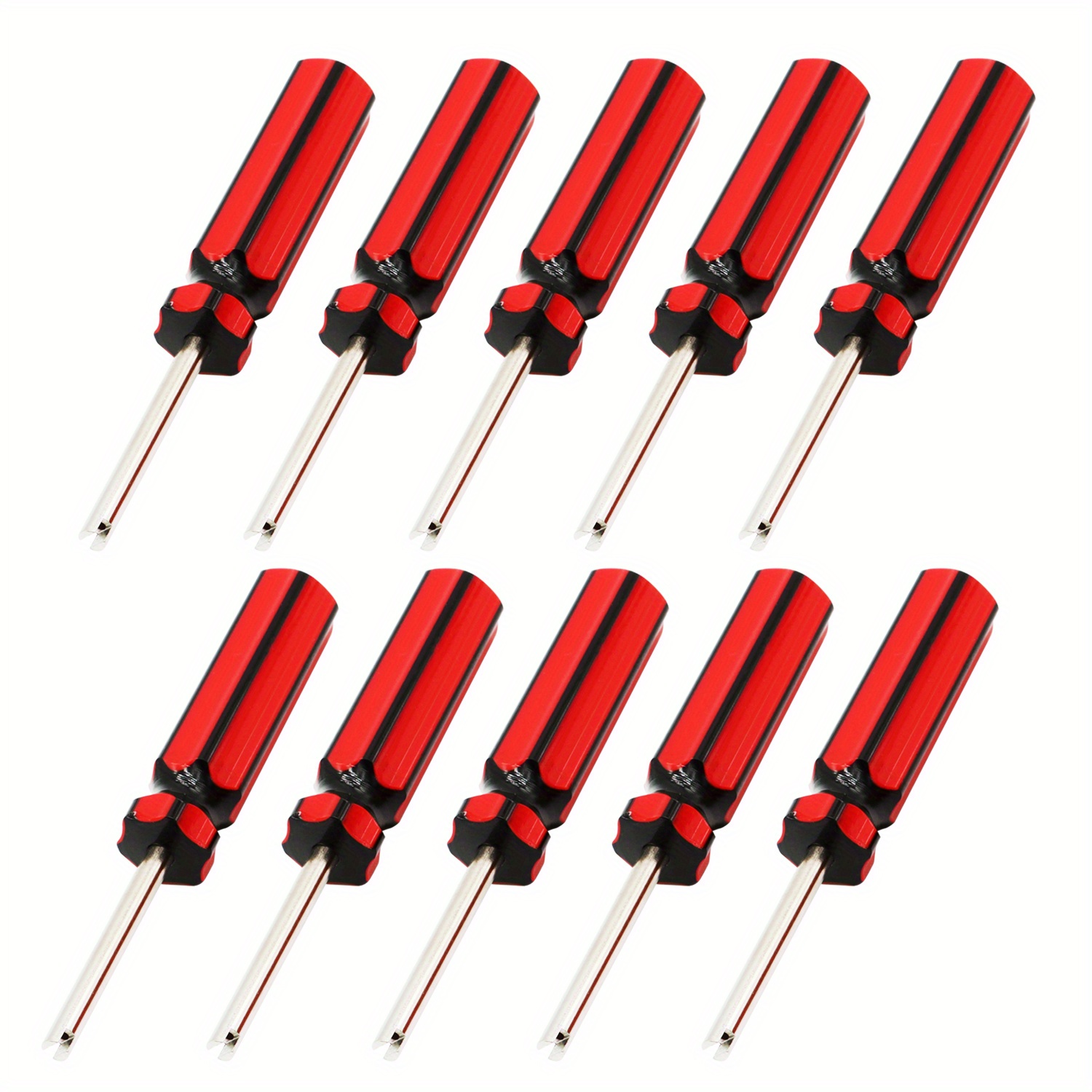 TEMU 10pcs Car Auto Screwdriver Tyre Valve Stem Core Remover Tire Tube Installer Repair Tool