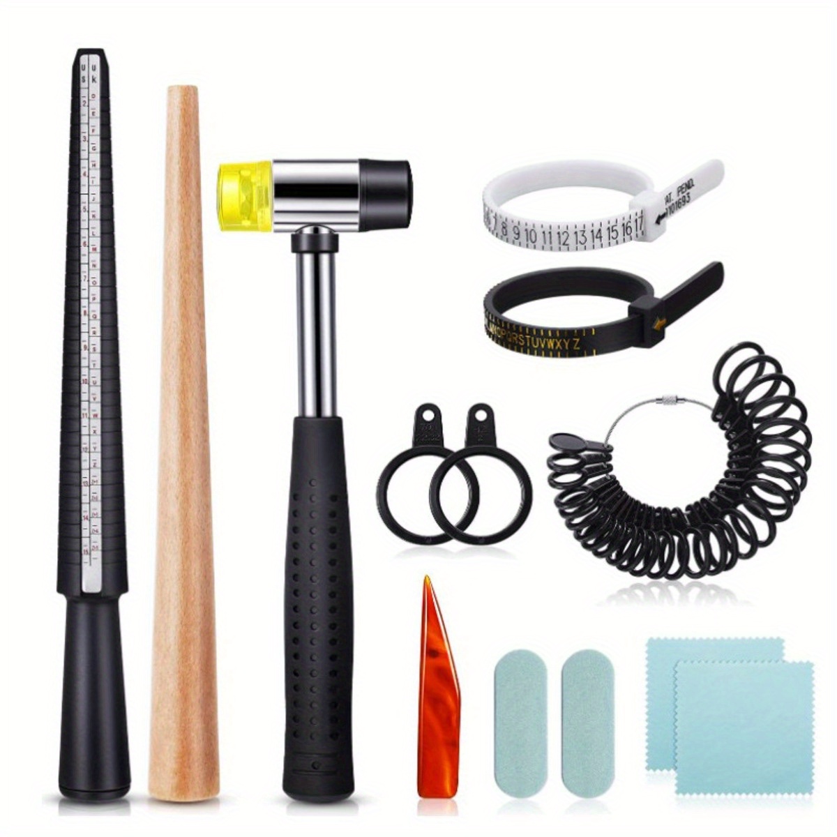 

Kit de de 11pcs Tige de Polissage, en Caoutchouc & Taille- - d'Outils la de