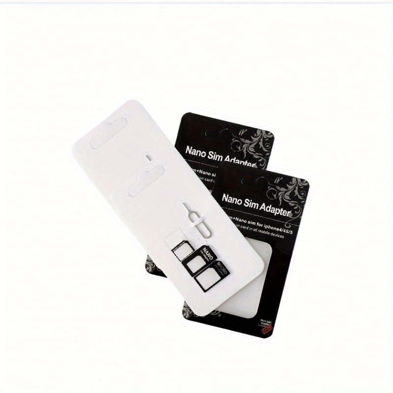 4 In 1 Pack Nano Micro Standard Sim Cards Adapter For All The Mobile