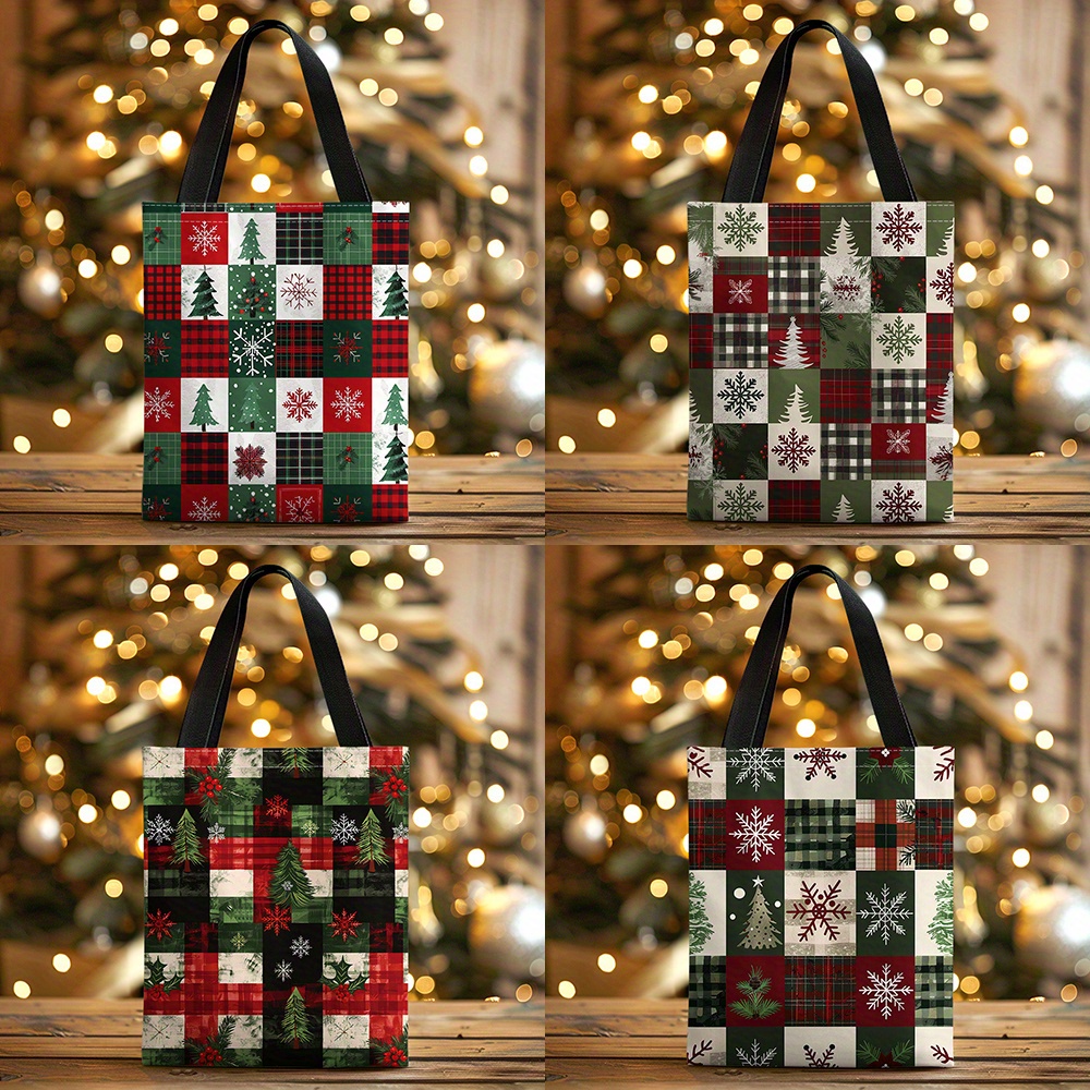 

Christmas Tote Bag - , & - , Reusable Shopping & For Women, 16.5" X 13.3, For Christmas