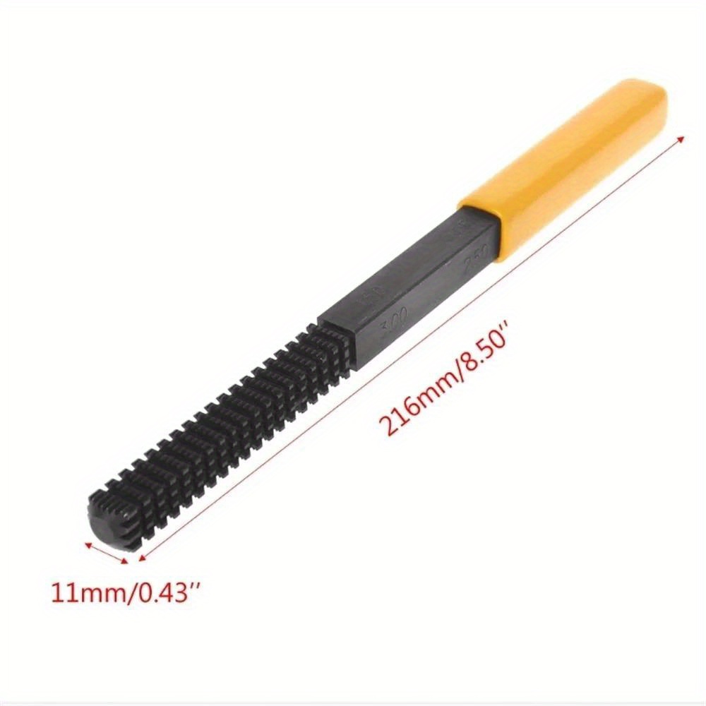 Metric Thread Repair Files For Restoring Damaged Threads, Suitable For Metal Hardware And Hand Tools With A Pitch Of 0.75-3 Mm